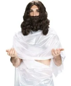 Paper Magic Biblical Wig, Beard & Mustache Set, Discount Version Savior