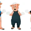 Creative Costuming Pig Mascot Costume
