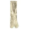 Unknown Shoulder-length Gold Lamé Gloves Adult Halloween Accessory