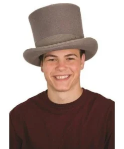 Jacobson Hat Company Wool Felt Flared Top Hat (8" Tall) Top Hats