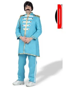 Peter Alan, Inc Blue 60s Musician Adult Costume Men's Costumes