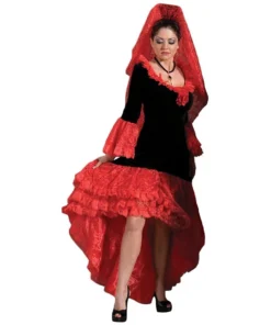 Tabi's Characters Black Spanish Dancer Costume