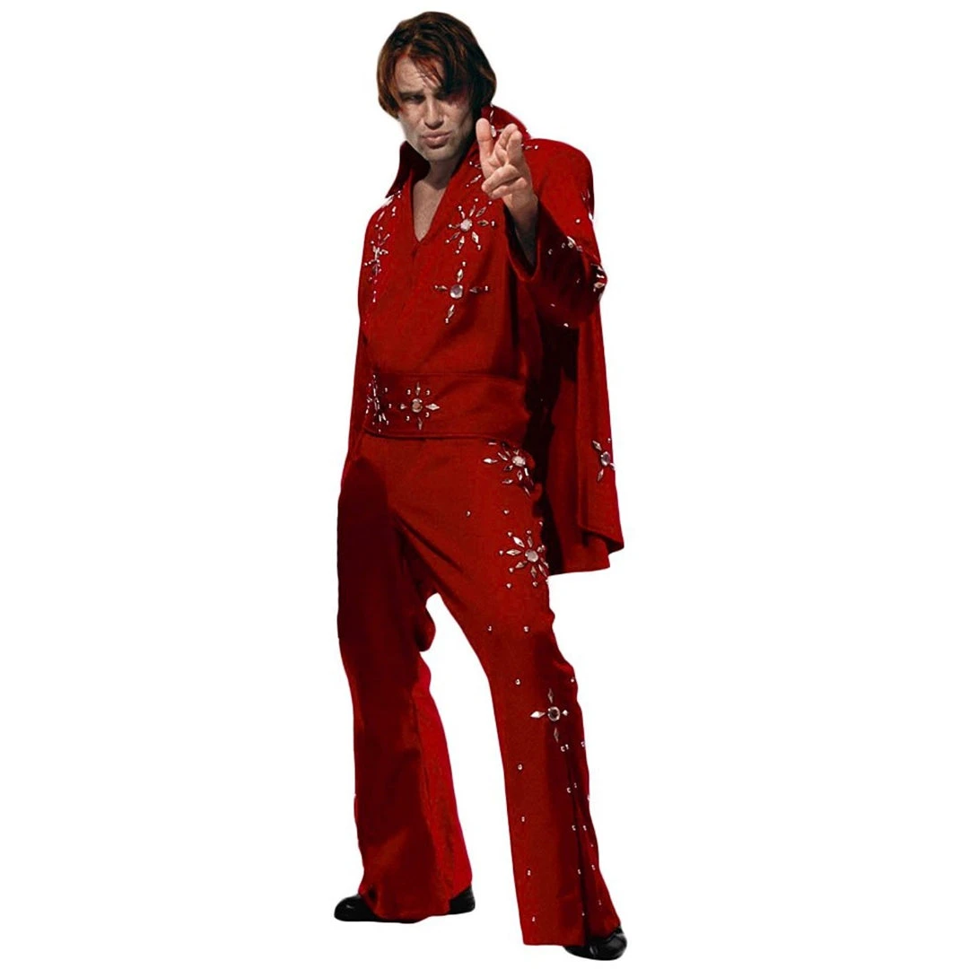 Tabi's Characters Elvis Costume / Elvis Jumpsuit, Cape And Belt
