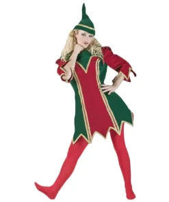 Tabi's Characters - Simply The Best Women's Costumes Deluxe Elf Costume / Santa's Helper Costume / Jester