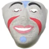 Unknown The Blue Dot Clown ~ Rare Vintage 1930/40s Hand-painted Linen Clown Mask (Limited Quantity) Masks