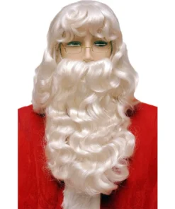 Morris Costumes Santa Wig & Beard Set Wigs & Facial Hair