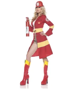 Be Wicked Women's Costumes Women's Fire Starter Department Costume