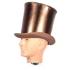 HMS Satin Victorian Coachman Hat (9" Tall)