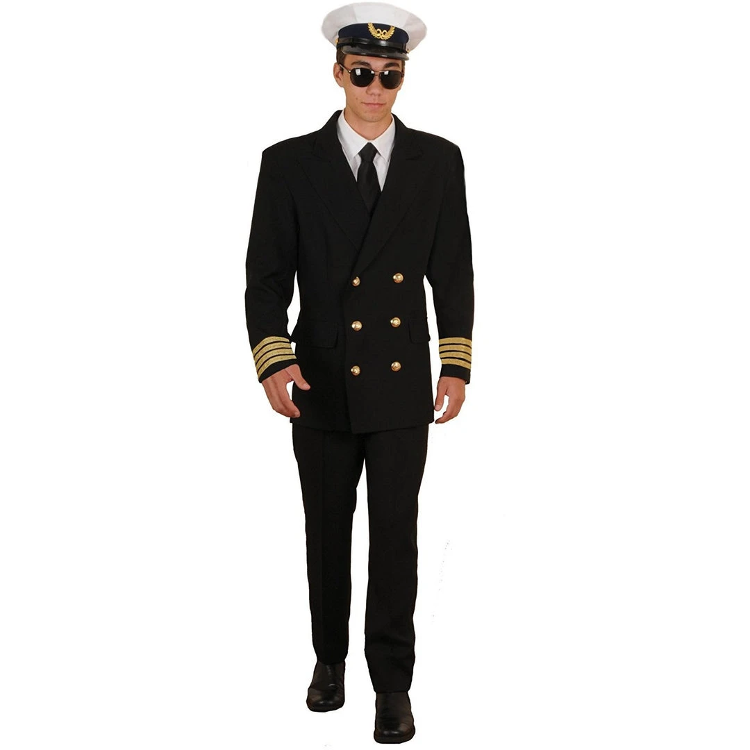 Tabi's Characters Airline Pilot Costume / Catch Me If You Can Pan Am Pilot / Retro Airline Pilot