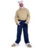 Peter Alan, Inc Men's Costumes Lets Party Little Pig 1- Adult Costume / Pink - One Size