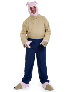 Peter Alan, Inc Men's Costumes Lets Party Little Pig 1- Adult Costume / Pink - One Size