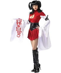 Summitfashions Sexy Geisha Samurai Warrior Costume