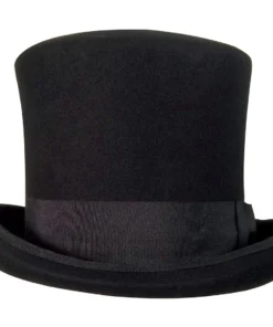 Jacobson Hat Company Wool Felt Flared Top Hat (8" Tall) Top Hats