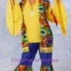 Creative Costuming 60's Flower Child Psychedelic Hippie Costume Unisex For Male Or Female