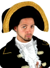 Creative Costuming Admiral, Napoleon Or Deluxe Tricorn Hat
