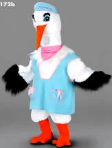 Creative Costuming Stork Mascot Costume Mascots