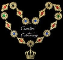 Creative Costuming Chain Of Office Crown W/Jewel Stones Royalty