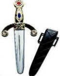 Creative Costuming 10" Jeweled Dagger Armor & Weapons