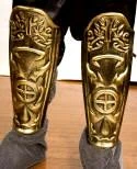 Creative Costuming Gold Leg Guard Armour Armor & Weapons