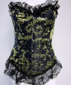 Creative Costuming Black Brocade Corset Women's Costumes