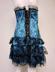 Creative Costuming Turquoise Corset Dress