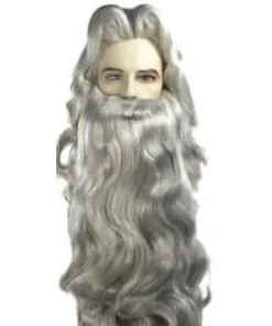 Morris Costumes Deluxe Wizard Wig & Beard Set