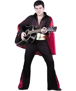 Creative Costuming ELVIS! Rhinestone Rock Star W/Cape