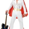 Creative Costuming ELVIS! Rhinestone Rock Star W/Cape