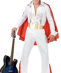 Creative Costuming ELVIS! Rhinestone Rock Star W/Cape