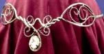 Creative Costuming Twist Circlet Clear Accent Stone Royalty