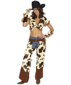 Creative Costuming Women's Costumes Sexy Cowgirl Chaps & Top Costume