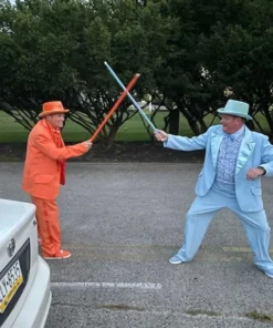 Tabi's Characters Formal Deluxe Tuxedo Costume, Light Blue