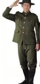 Creative Costuming Men's Costumes WWI Army Man Doughboy Costume