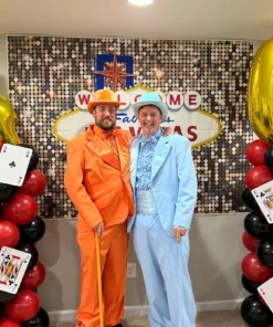 Tabi's Characters - Simply The Best Dumb And Dumber Tuxedo Costume - Orange Men's Costumes