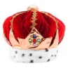 Creative Costuming King Crown / Red Royal King Hat Royalty