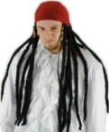 Creative Costuming Disney Jack Sparrow Pirate Scarf W/Dreadlocks