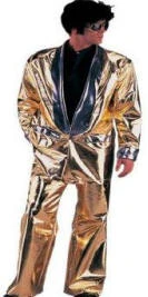 Creative Costuming Gold Lame Suit