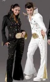 Creative Costuming Queen Of Rock 'n Roll ELVIS!