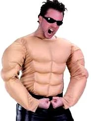 Creative Costuming Muscle Man Shirt