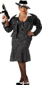 Creative Costuming Women's Gangster Costumes Mafia Mama Costume (Plus Size)