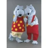 Creative Costuming Mr. & Mrs. Happy Hippo Mascot Costume