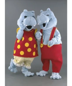 Creative Costuming Mr. & Mrs. Happy Hippo Mascot Costume