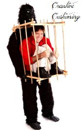Creative Costuming Get Me Outta Here Gorilla & Cage Costume Kit