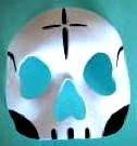 Creative Costuming Day Of The Dead Mask Half Face Skull Mask