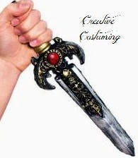 Creative Costuming Throne Fantasy Dagger 12" Armor & Weapons
