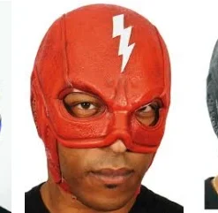 Creative Costuming Thunderbolt Super Hero Latex Mask