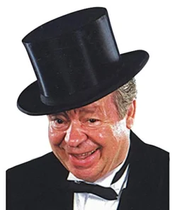 Creative Costuming Top Hats Collapsible Black Top Hat