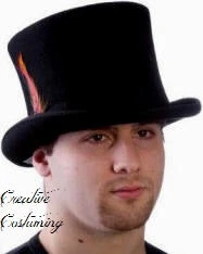 Creative Costuming 100% Wool Bell Top Hat Top Hats