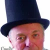 Creative Costuming Lincoln Stove Pipe Felt Top Hat