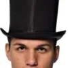 Creative Costuming Satin Curved Bell Top Hat Top Hats